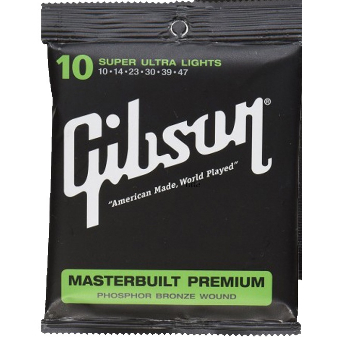สายกีต้าร์โปร่งGibson เบอร์10