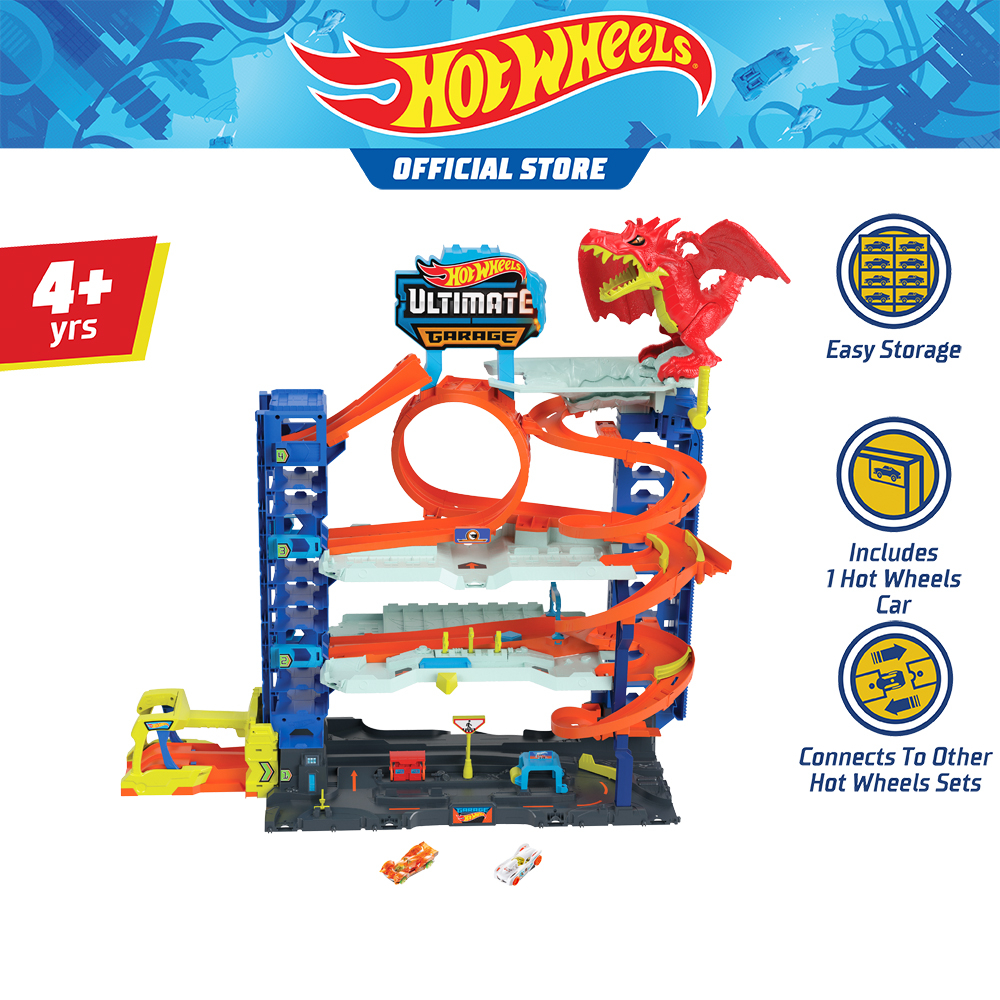 Hot Wheels City Ultimate Garage ฮอตวีล ชุดราง ฮอตวีลซิตี้ สุดยอดโรงรถ HKX48