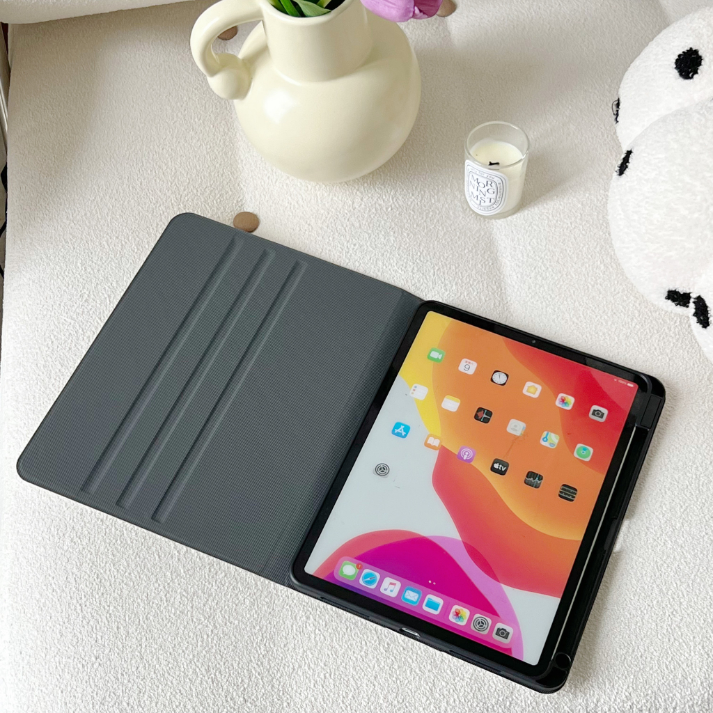 🪐24 ชั่วโมงเคส🪐 เคสไอแพด Gen9 Air7 ผีน่ารัก เคสiPad Gen11 Air4 Case iPad ใส่ปากกาได Air6 pro11 2024 - รูปที่ 6