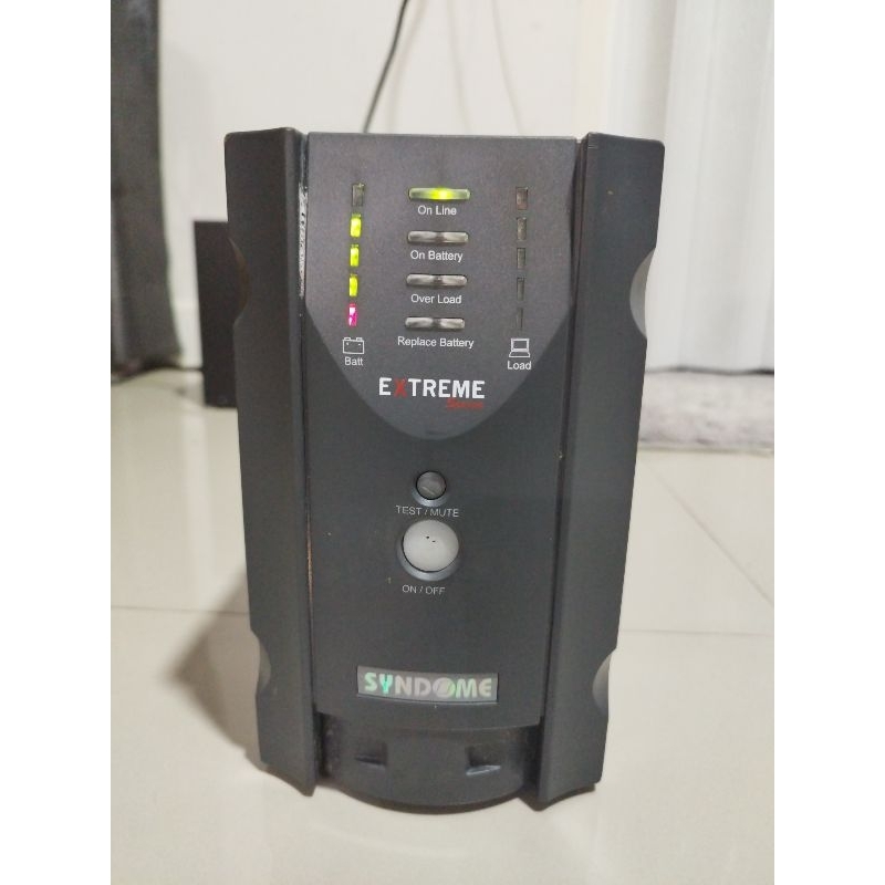 UPS เครื่องสำรองไฟมือสอง (second hand) SYNDOME EXTREME-1502 1500VA/900W สินค้าพร้อมใช้งาน รับประกัน 