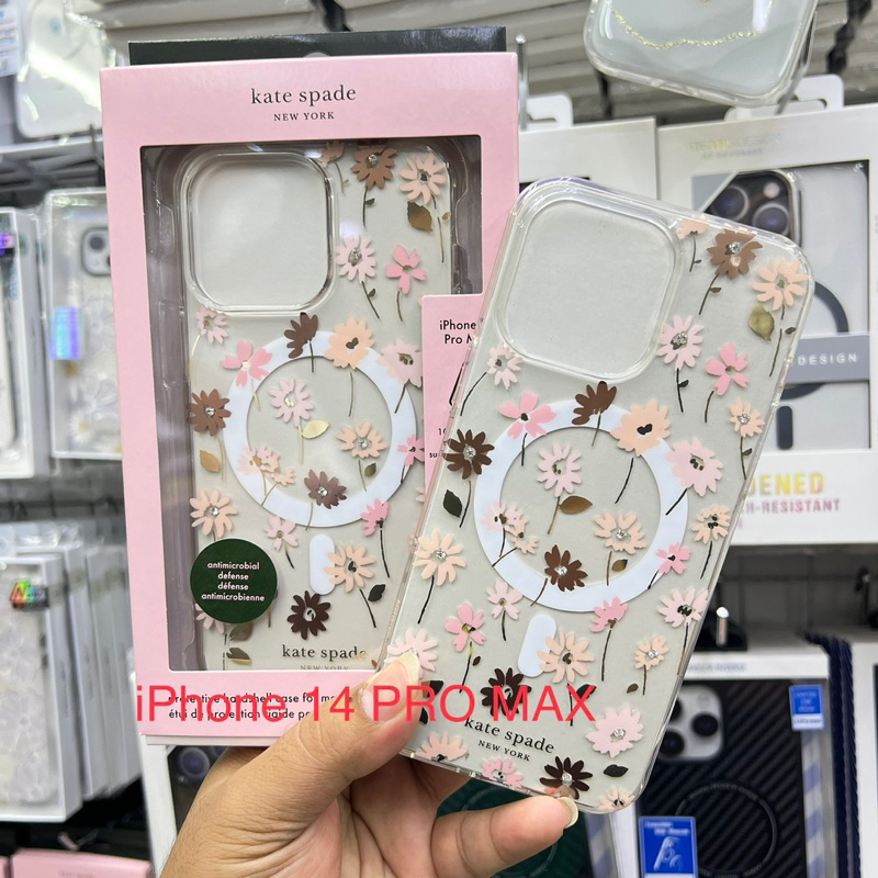 ใหม่ Kate Spadeสวยหรูเหมาะสำหรับ iPhone 14 ProMax /14Plus/15Plusของแท้100%มีของพร้อมส่งครับ