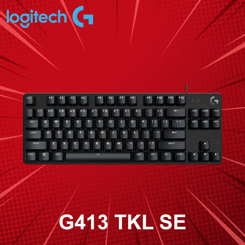 คีย์บอร์ด Logitech รุ่น G413 TKL SE (ภาษาไทย) ประกันศูนย์ 2 ปี