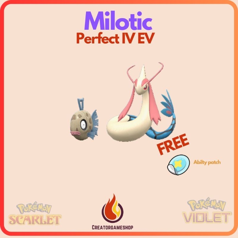 Pokemon Scarlet and Violet Milotic
