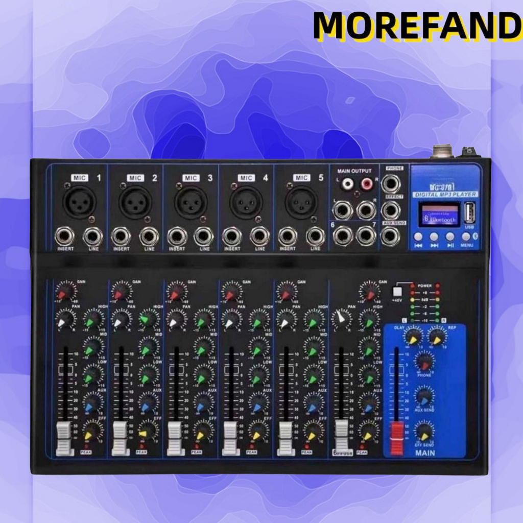 มิกเซอร์ อนาล็อกมิกซ์เซอร์ มิกเซอร์ มิกซ์เซอร์อนาล็อค 8 ช่อง AT Prosound - รูปที่ 2