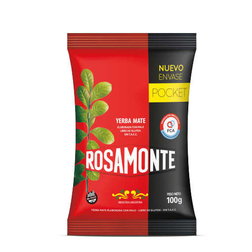 ชา เยอร์บา มาเต Rosamonte Traditional Pocket 100 กรัม จาก อาร์เจนตินา
