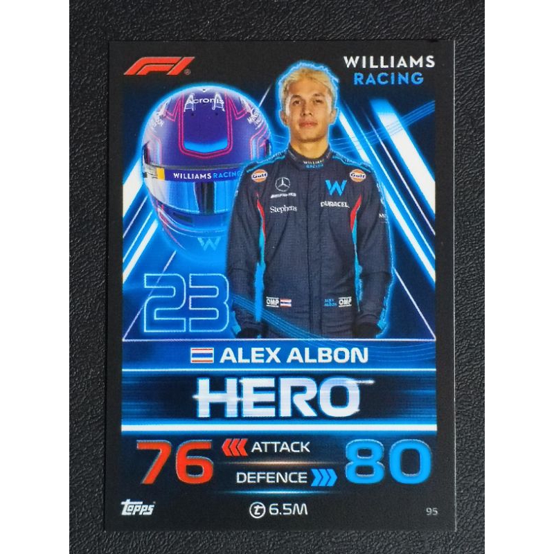 การ์ดฟอร์มูล่าวัน (HERO F1) TURBO ATTAX 2023 TRADING CARD GAME FIA FORMULA ONE WORLD CHAMPIONSHIP (F