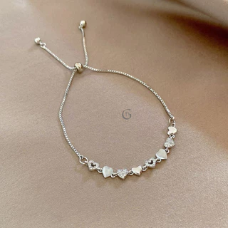 GLAMOR✨กําไลเงินแท้ Cat's Eye Stone สร้อยข้อมือเงินแท้ กําไลนําโชค กําไลข้อมือผู้หญิง กําไลแฟชั่น
