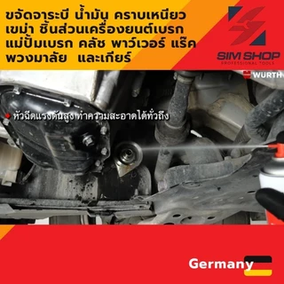 สเปรย์ทำความสะอาดเบรค ชิ้นส่วน อเนกประสงค์ Wurth Brake Cleaner จากเยอรมัน ขนาด 500 ml