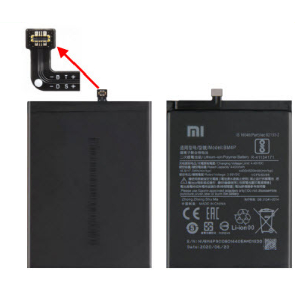 แบตเตอรี่ Xiaomi Redmi K30,Redmi K30i,Poco X2 (BM4P) Or. 6.5x8.6 cm. 4500 mAh.