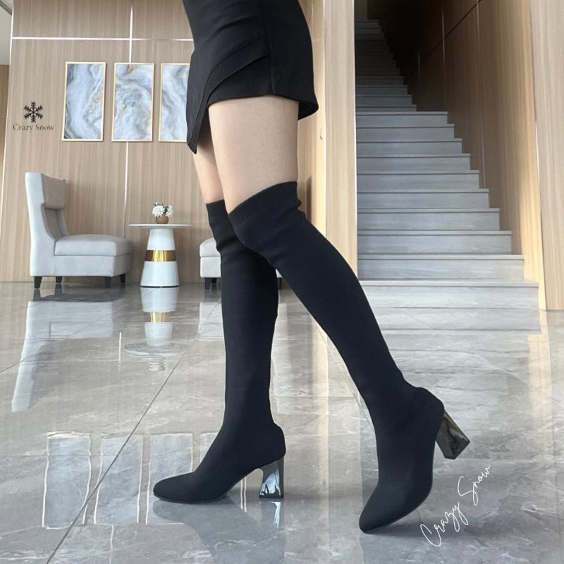 Crazy Snow บูทยาวขาเรียว รุ่น Stephanie Boots
