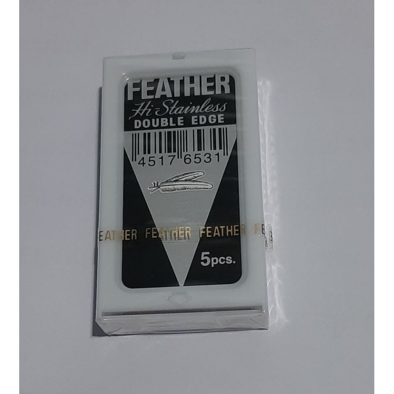 ใบมีดโกน แบบ 2 คม ยี่ห้อ Feather ของแท้ ( Made in Japan )