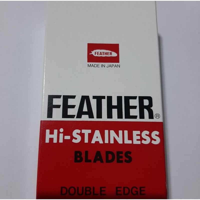 ใบมีดโกน แบบ 2 คม ยี่ห้อ Feather ของแท้ ( Made in Japan ) รูปที่ 3