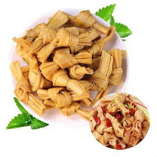 ฟองเต้าหู้ ผูกโปว์ ขนาด 100 กรัม ทำจากถั่วเขียว ถั่วเหลืองเป…