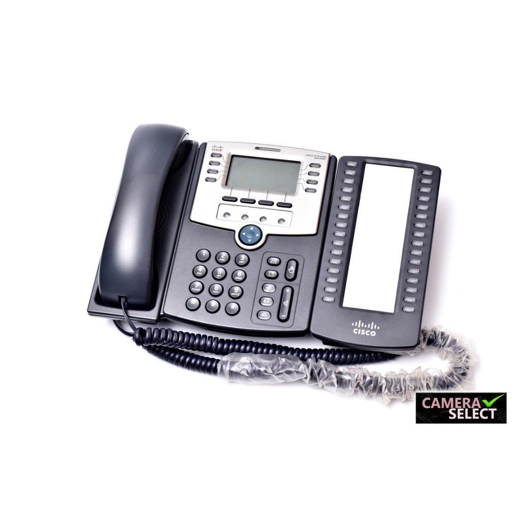 (มือสอง)โทรศัพท์สำนักงาน ip phone Cisco SPA509G 12lines +SPA500S Extension Module สภาพใหม่ ใช้งานปกติ