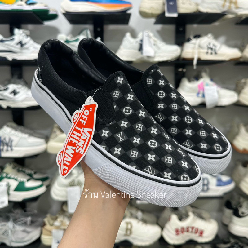 รองเท้าผ้าใบsalip on มาใหม่ SIZE[ 36-45 ]พร้อมส่ง รีวิวจากงานจริง มีเก็บปลายทาง