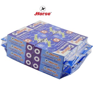 HORSE ตราม้า สติ๊กเกอร์ตาไก่พลาสติก บรรจุ 500 ดวง/กล่อง  จำน…