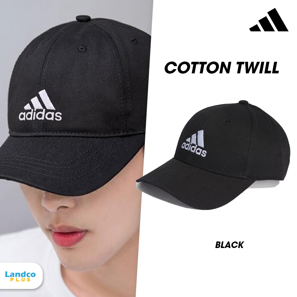 Adidas อาดิดาส หมวกแก๊ป หมวกเบสบอล แฟชั่น  Baseball Cap 3S Cotton Twill II3513 BK (900)