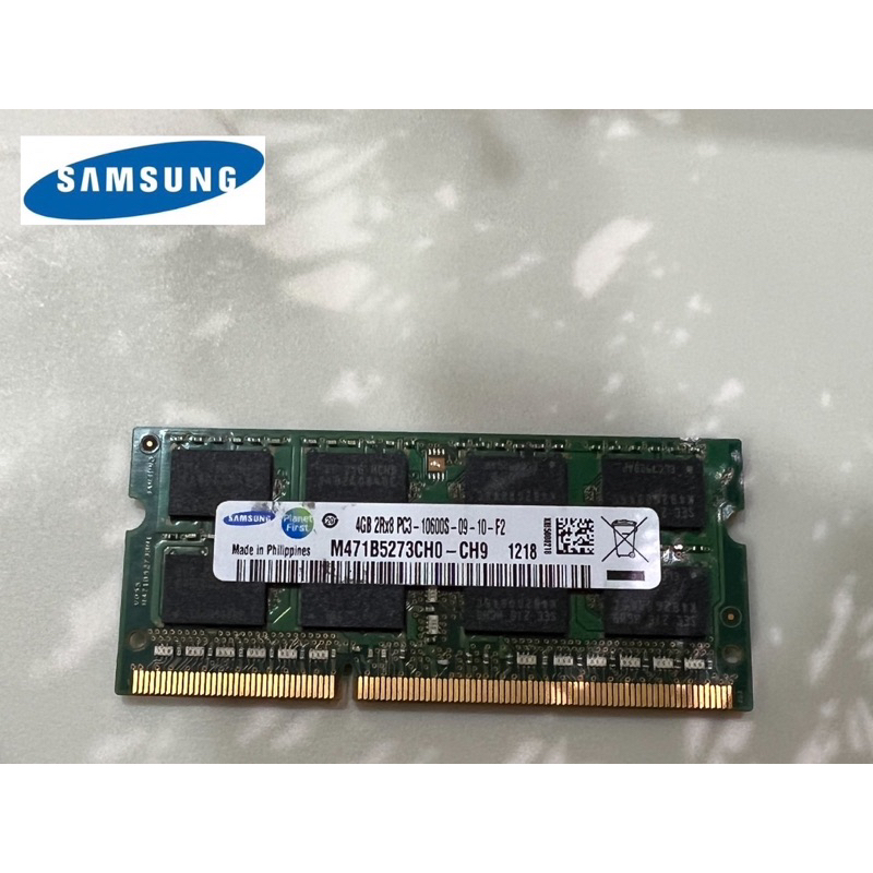 RAM Samsung Notebook DDR3 4GB Bus Speed 1333 16 Chip