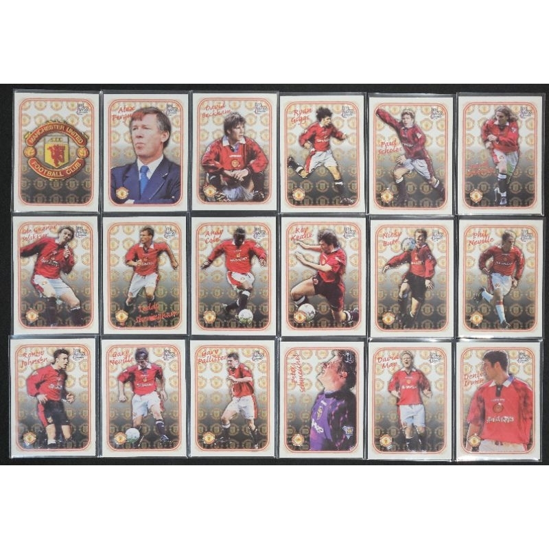 ชุดการ์ด 18ใบ Futera Manchester​ United​ 1997