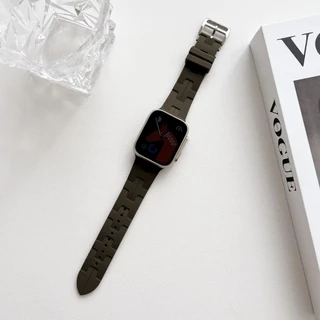 สายนาฬิกาซิลิโคน iwatch 11 10 9 7 8 6 5 4 3 2 1 se สายนาฬิการะบายอากาศ 49mm46mm38mm45mm40mm41mm42mm44mm
