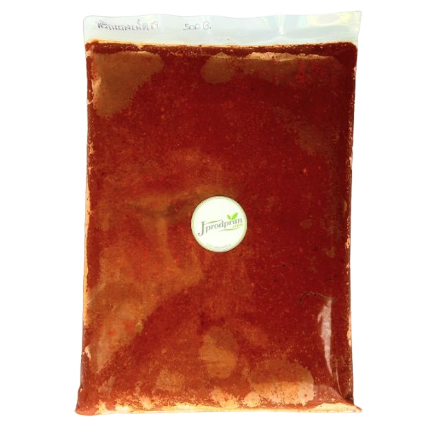 พริกแกงเผ็ดเจ 500 กรัม JPP พริกแกงเจ อาหารเจ อาหารมังสวิรัติ VEGAN