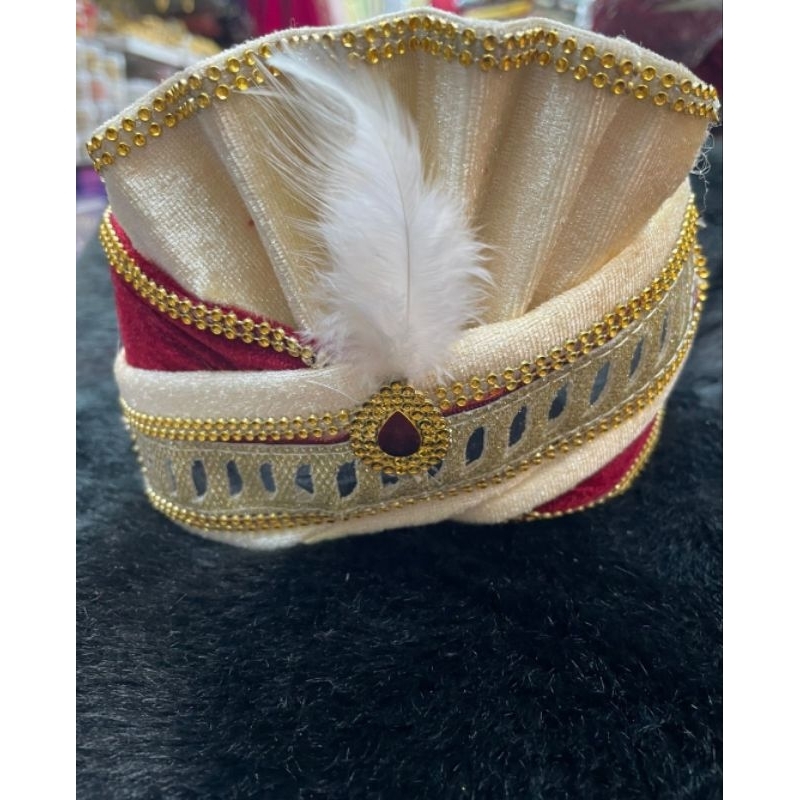 หมวกอินเดีย,หมวกอะลาดิน,ผ้าโพกหัวอินเดียโทปิ indian hat,aladdin hat,turban india topi for kids สำหรับเด็ก
