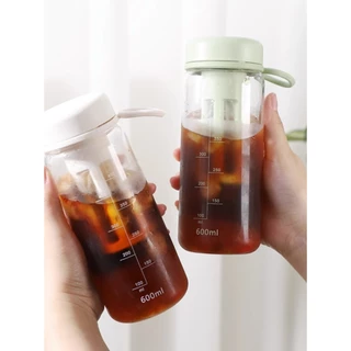 450ml/600ml/1000ml แก้วกาแฟชงเย็น ขวดชงกาแฟสกัดเย็น Cold Brewกาแฟชงเย็น มีตัวกรองสามารถชงชาได้