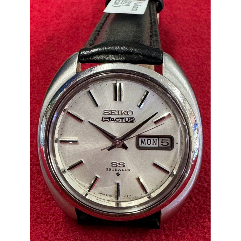 SEIKO5 ACTUS SS 23 jewels Automatic ตัวเรือนสแตนเลส นาฬิกาผู้ชาย มือสองของแท้