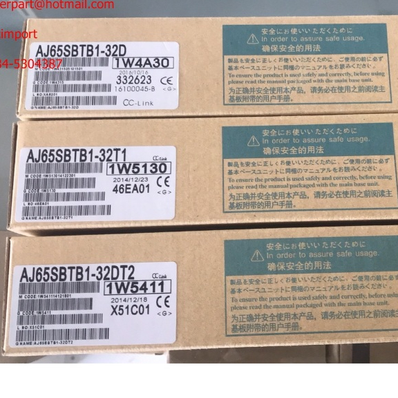 CC-Link Input Output Mitsubishi : AJ65SBTB1-32DT ราคารวมVat มีสต๊อกในไทย