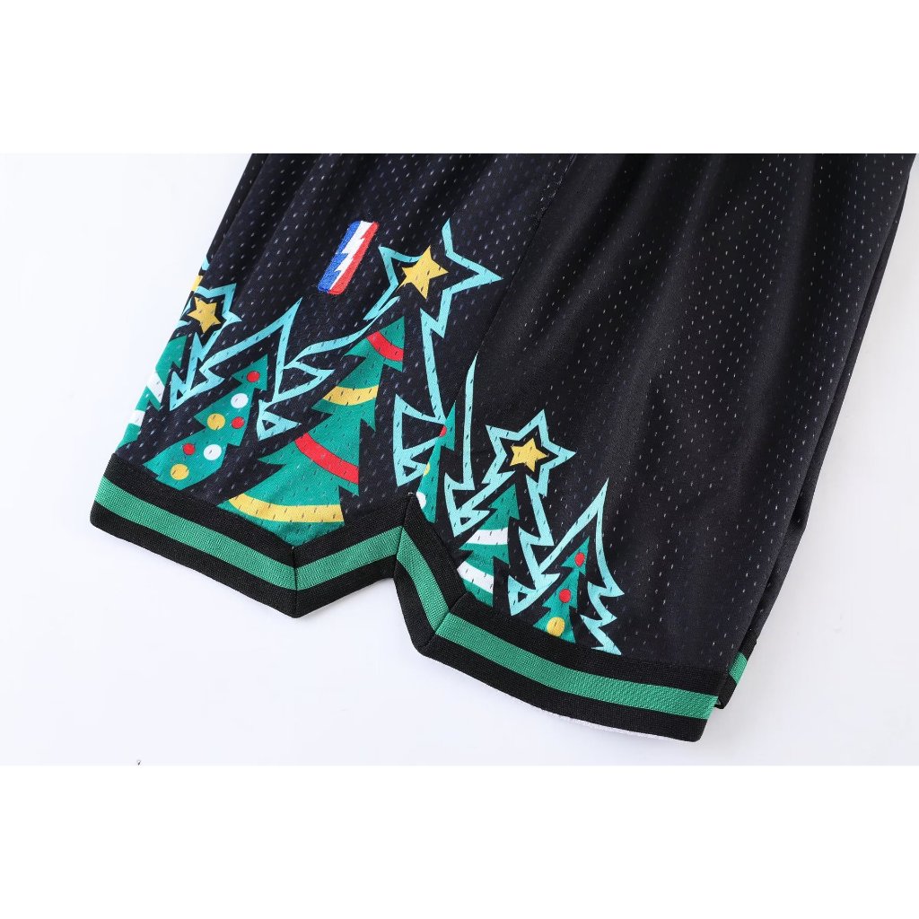 กางเกงบาส Curry, Christmas Basketball Shorts แบบสั้น ได้ทั้งผู้ชาย ผู้หญิง เล่นกีฬา ของขวัญคริสมาส - รูปที่ 6