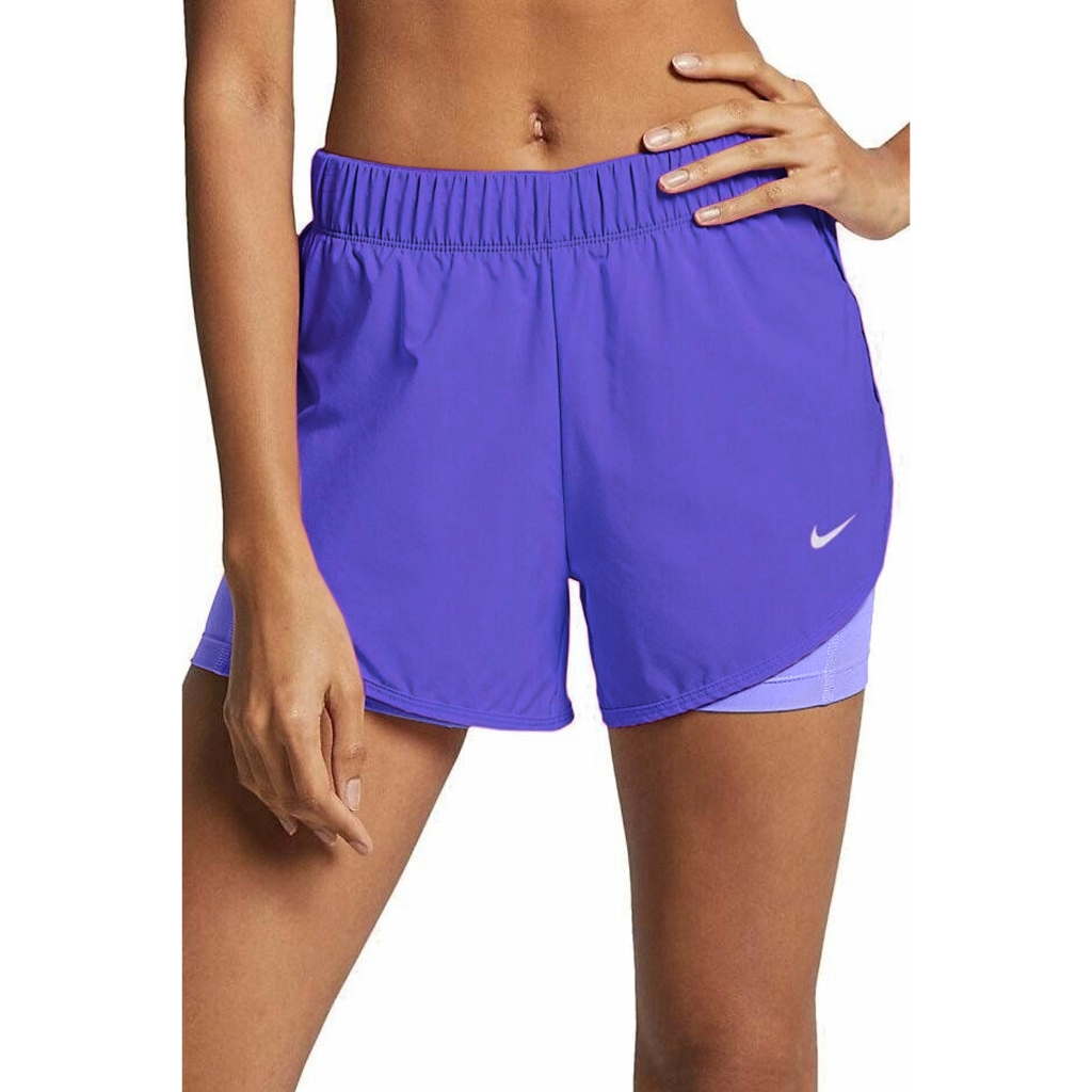 กางเกงออกกำลังแบบ2In1แบรนด์Nikeของแท้รุ่นWomen's Flex 2 in 1 Training Short (AR6353-550)