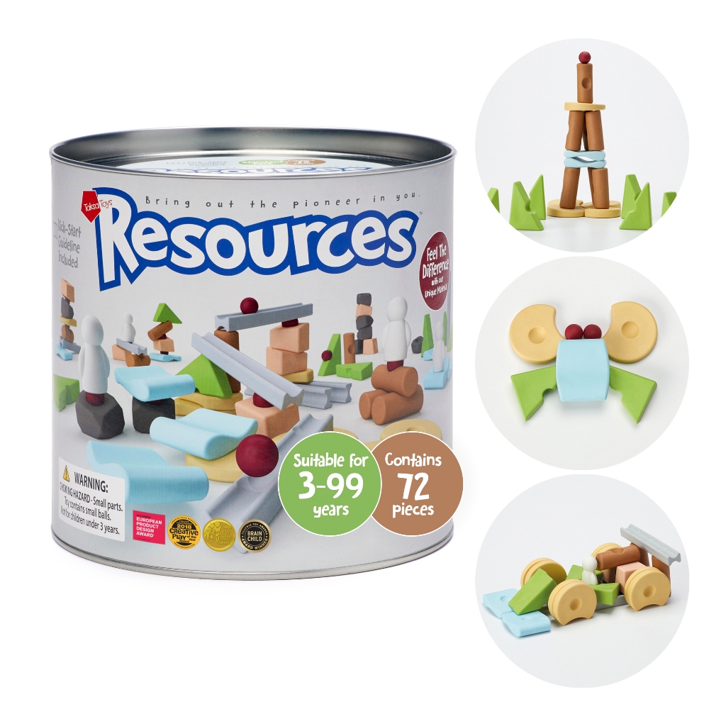 TaksaToys Resources Standard Pack 72 ชิ้น ตัวต่อฝึกสมาธิ เสริมพัฒนาการ ทักษะ STEAM / STEM