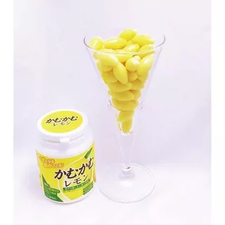 Meiji Chewing Lemon ลูกอมเคี้ยวหนึบ KAMU KAMUรสเลม่อนและ รสไชน์มัสกัตหรือองุ่นเขียว ขนาด120g.