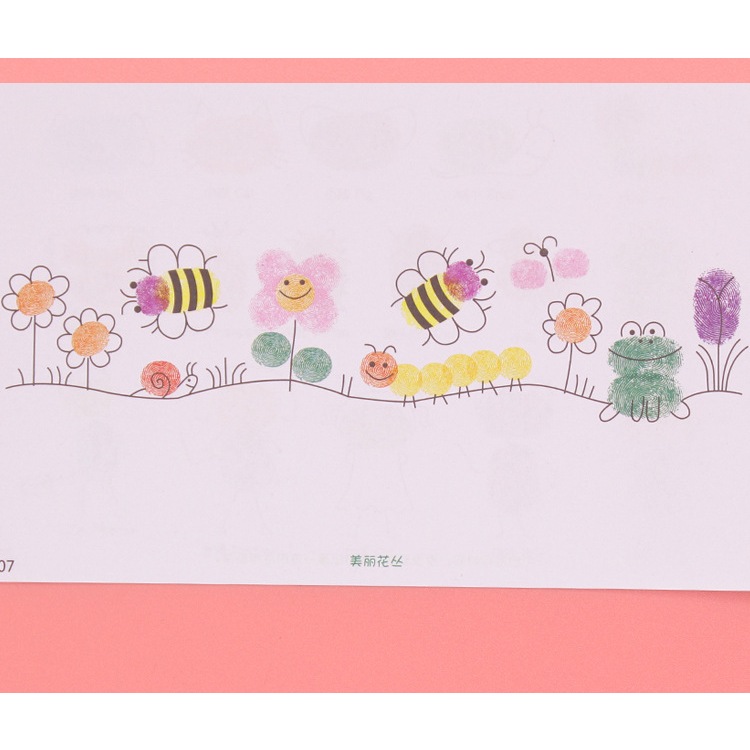 Ink pad หมึกปั๊ม 12 สี 24 สี สามารถใช้ได้กับผ้า กระดาษ ไม้ หนัง งาน DIY ตกแต่ง งานศิลปะ กันน้ำ ราคา ถูกที่สุด ดีลบีเคเค แกลเลอรีภาพที่ 6