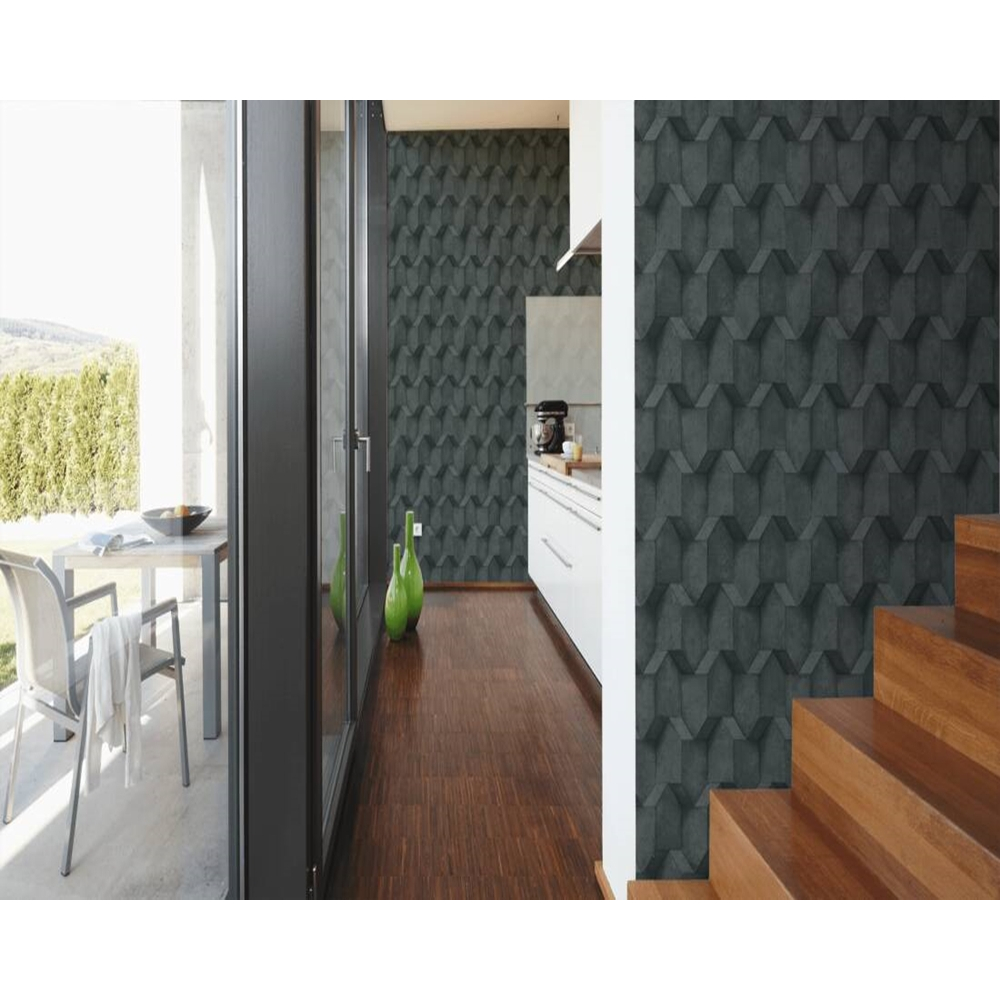 MD wallpaper วอลเปเปอร์ติดผนังชนิดทากาว ลายอิฐ    คอลเลกชัน wood n stone 4