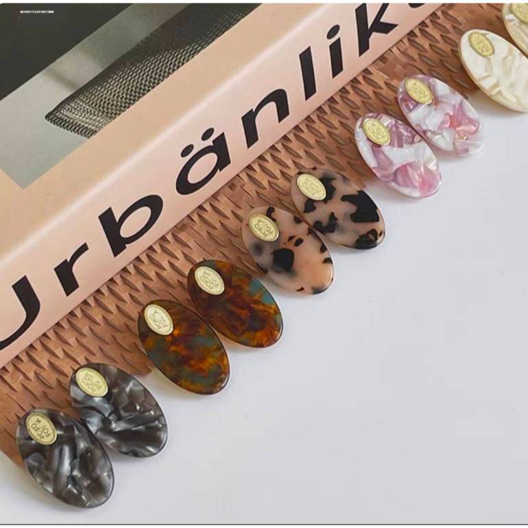 GNX-กิ๊บหนีบผม สีหินอ่อน แฟชั่นน่ารัก มาใหม่พร้อมส่ง