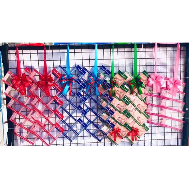 พวงมาลัยใส่ธนบัตร แบบมีขอบcongratulations
