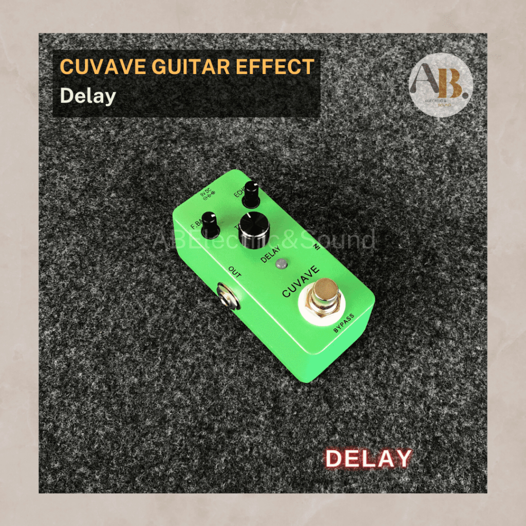 Cuvave มินิอนาล็อก เอฟเฟคกีต้าร์เสียงดีเลย์ Delay MINI PEDAL