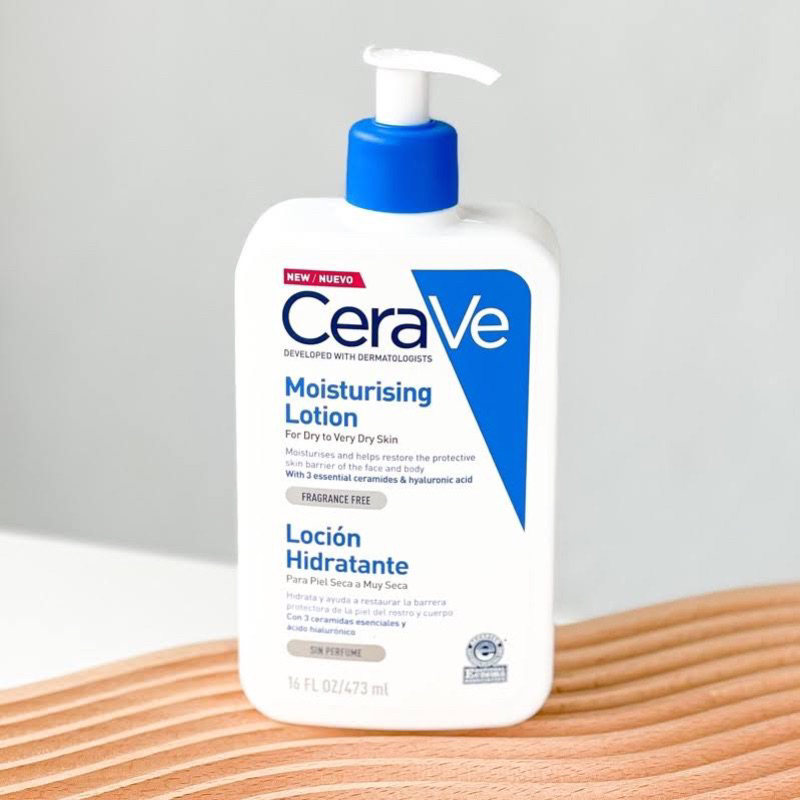(สินค้าร้านยา) Cerave moisturizing lotion เซราวี บำรุงผิวหน้า และผิวกาย 473ml