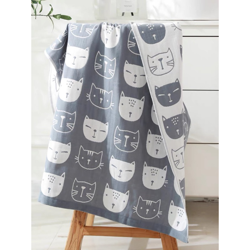 ผ้าเช็ดตัว สาลู cotton 100% ทอ3ชั้น ขนาด70*140cm