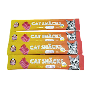 Thai.th ขนมแมวเลีย สุดอร่อย 15 กรัม 1 ถุง มี180ซอง มีพร้อมส่ง 🐱😻😻😸😸😺 Boqi Snacks180