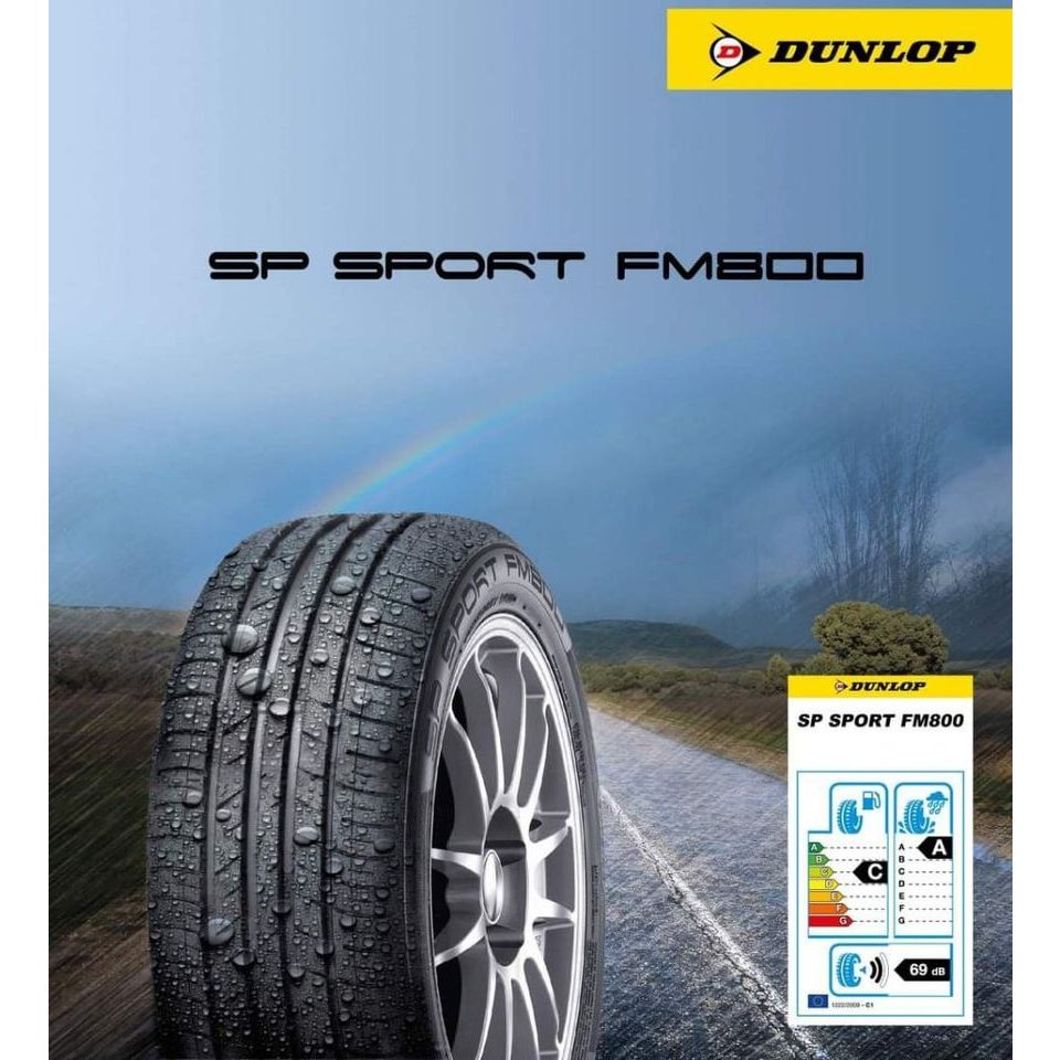 ยางรถยนต์ DUNLOP 215/55 R18 รุ่น SP SPORT FM800 95H (จัดส่งฟรี!!! ทั่วประเทศ)