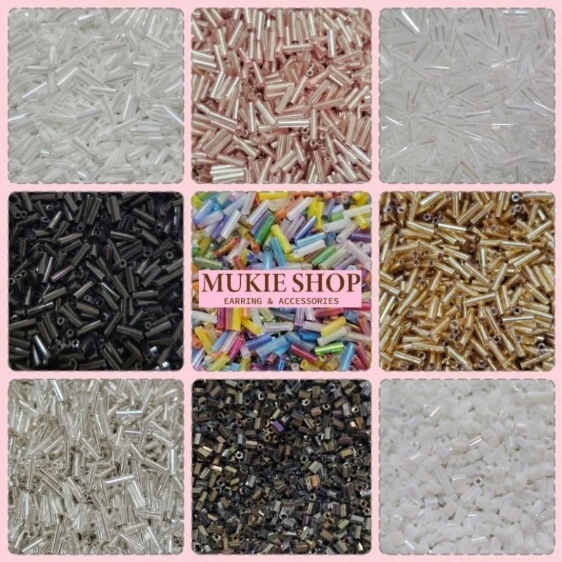 Mellow Shop DIY ลูกปัด ลูกปัดปล้อง ลูกปัดแก้ว ลูกปัดหลอด ปล้องมุก