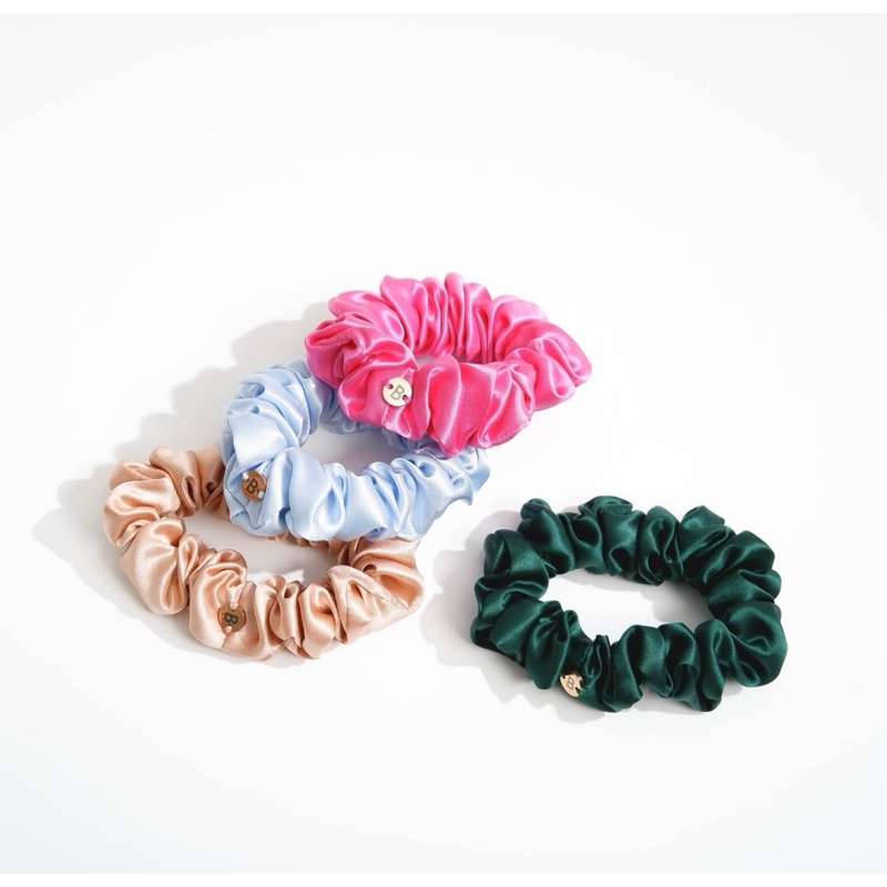 M Size SCRUNCHY- ยางรัดผมไซส์ 2.5 ซม ผลิตจากไหมมัลเบอรี่เเท้