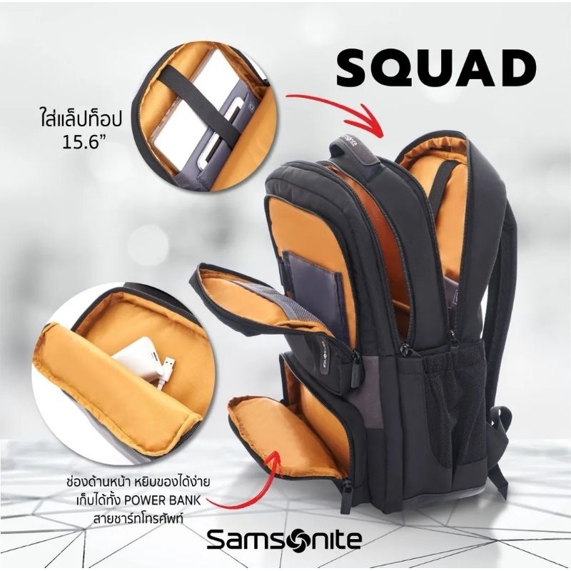 กระเป๋าโน๊ตบุ๊ค​ samsonite​ มือ1 ป้ายห้อย