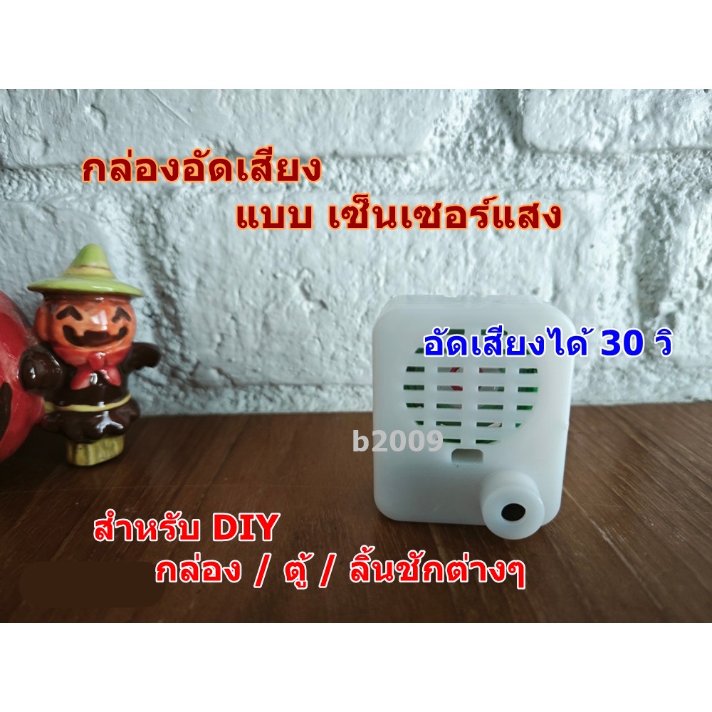 M46 กล่องอัดเสียง แบบเซ็นเซอร์แสง อัดเสียงได้ 30 วิ แบบซ่อน ปุ่ม