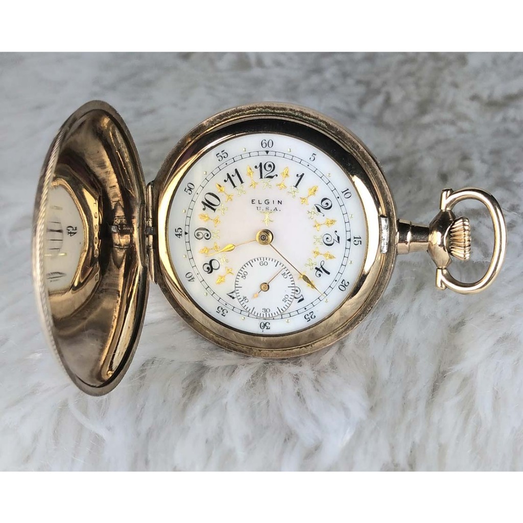 230935-ELGIN Pocket Watch ระบบไขลาน