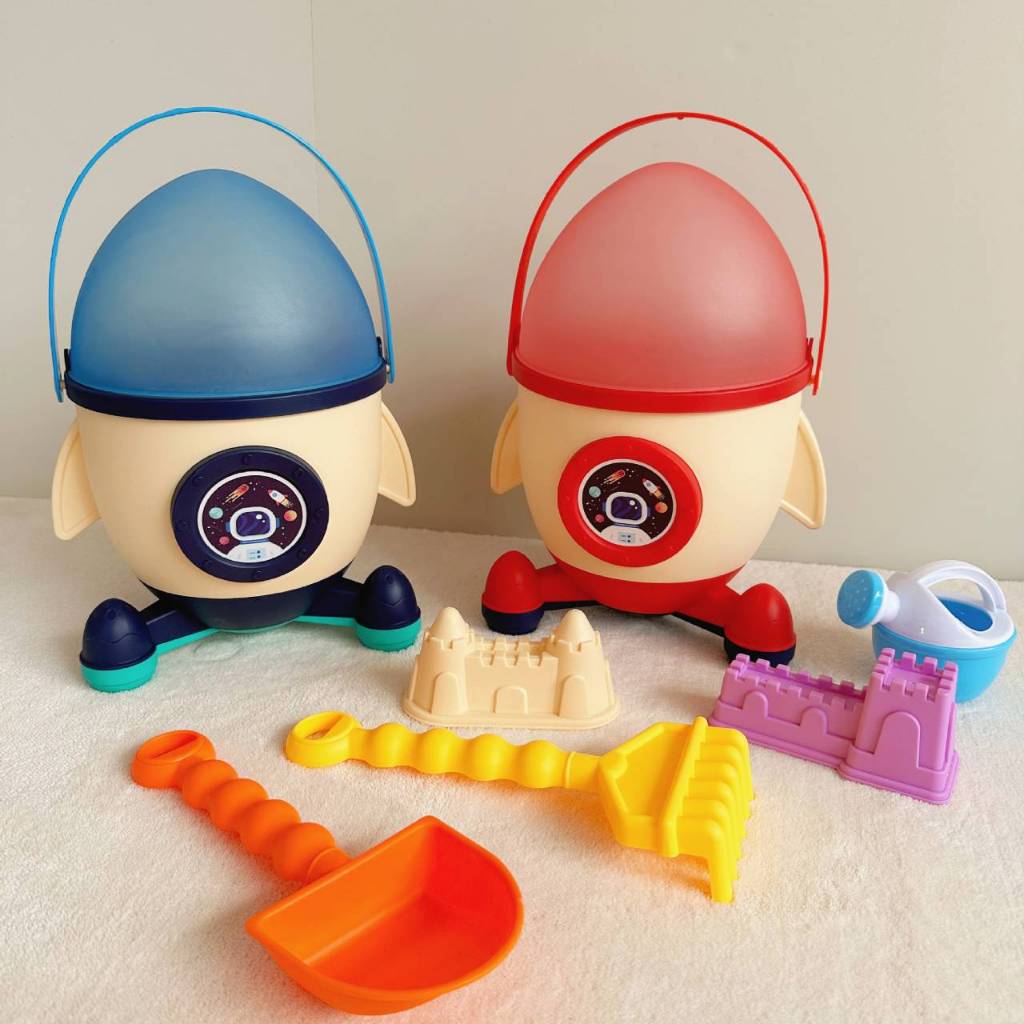 ของเล่นตักทราย ชุดรถบรรทุกทราย พร้อมอุปกรณ์ตักทราย ของเล่นชายหาด - รูปที่ 2