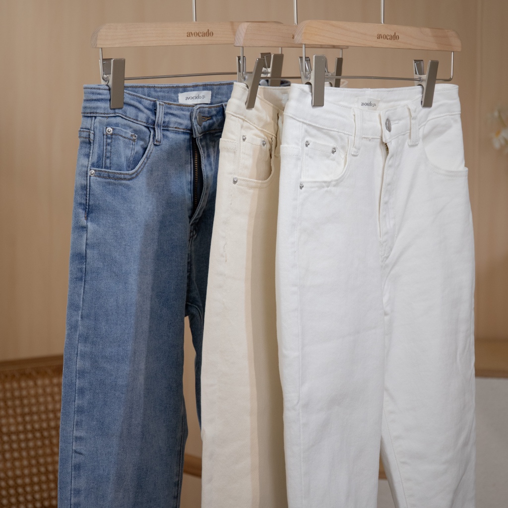 avocado koala straight jeans กางเกงยีนส์มาแล้วววว~ ใครรอกางเกงยีนส์แนะนำให้ตำรุ่นนี้เท่านั้นน
