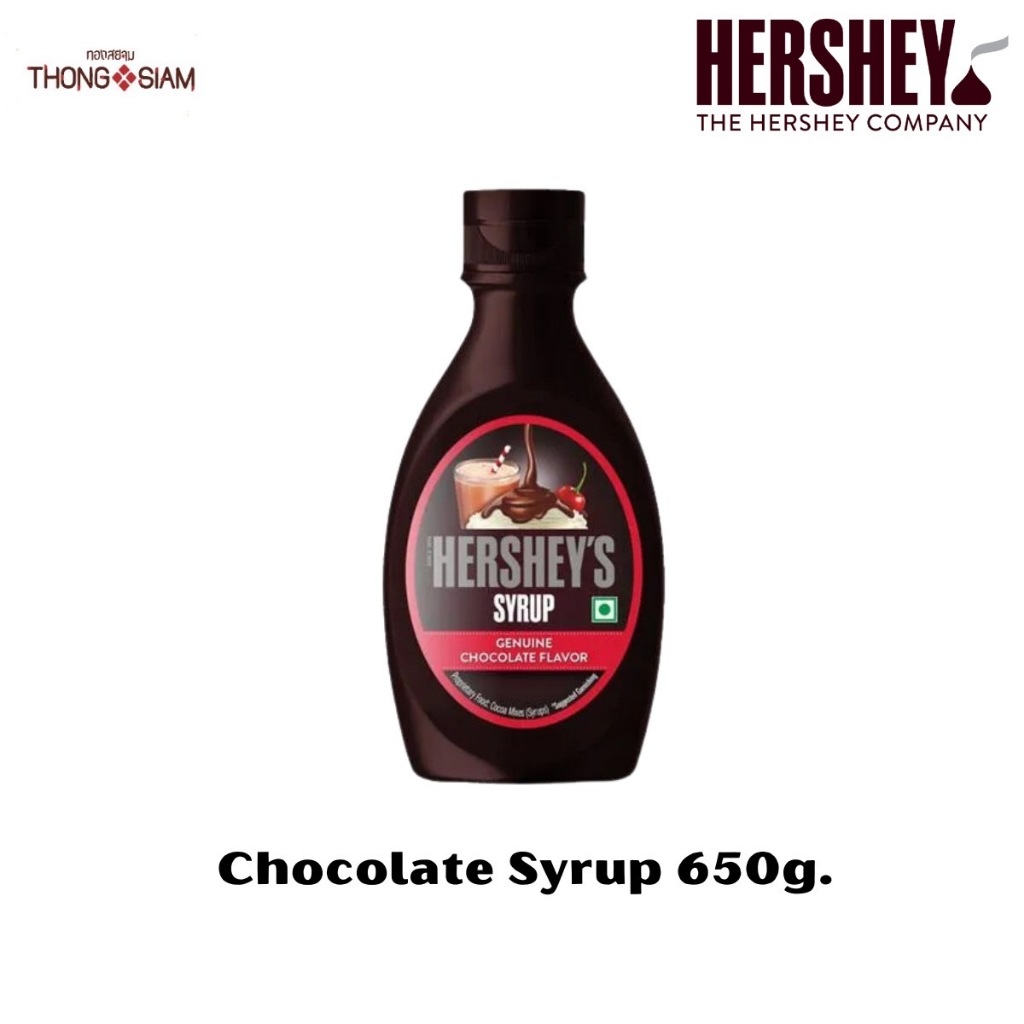 **นำเข้าจากอินเดีย Hershey's Chocolate Syrup เฮอร์ชีส์ ช็อกโกแลตไซรัป 623 g.BBE: 08/2025